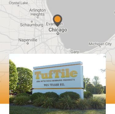 Map of TufTile Headquarters